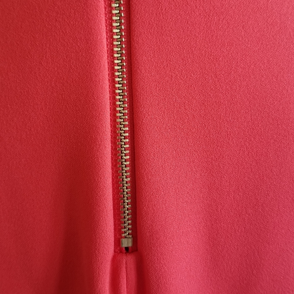🆕️⬇️Calvin Klein Orange Flutter Sleeve Sheath Dress - Picture 9 of 15